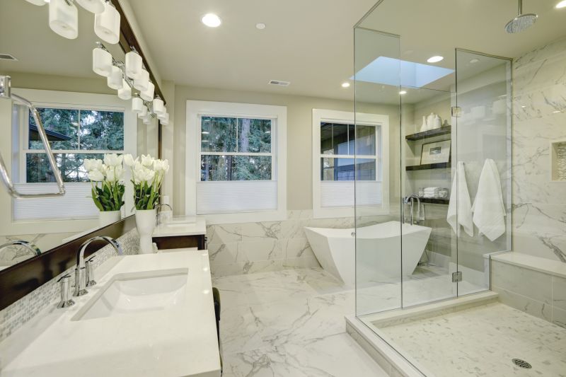 Spacious Master Bath Layouts